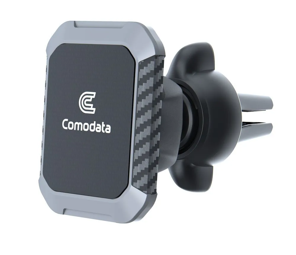 Держатель магнитный для смартфона Comodata Vent M1 grey в решетку дефлектора