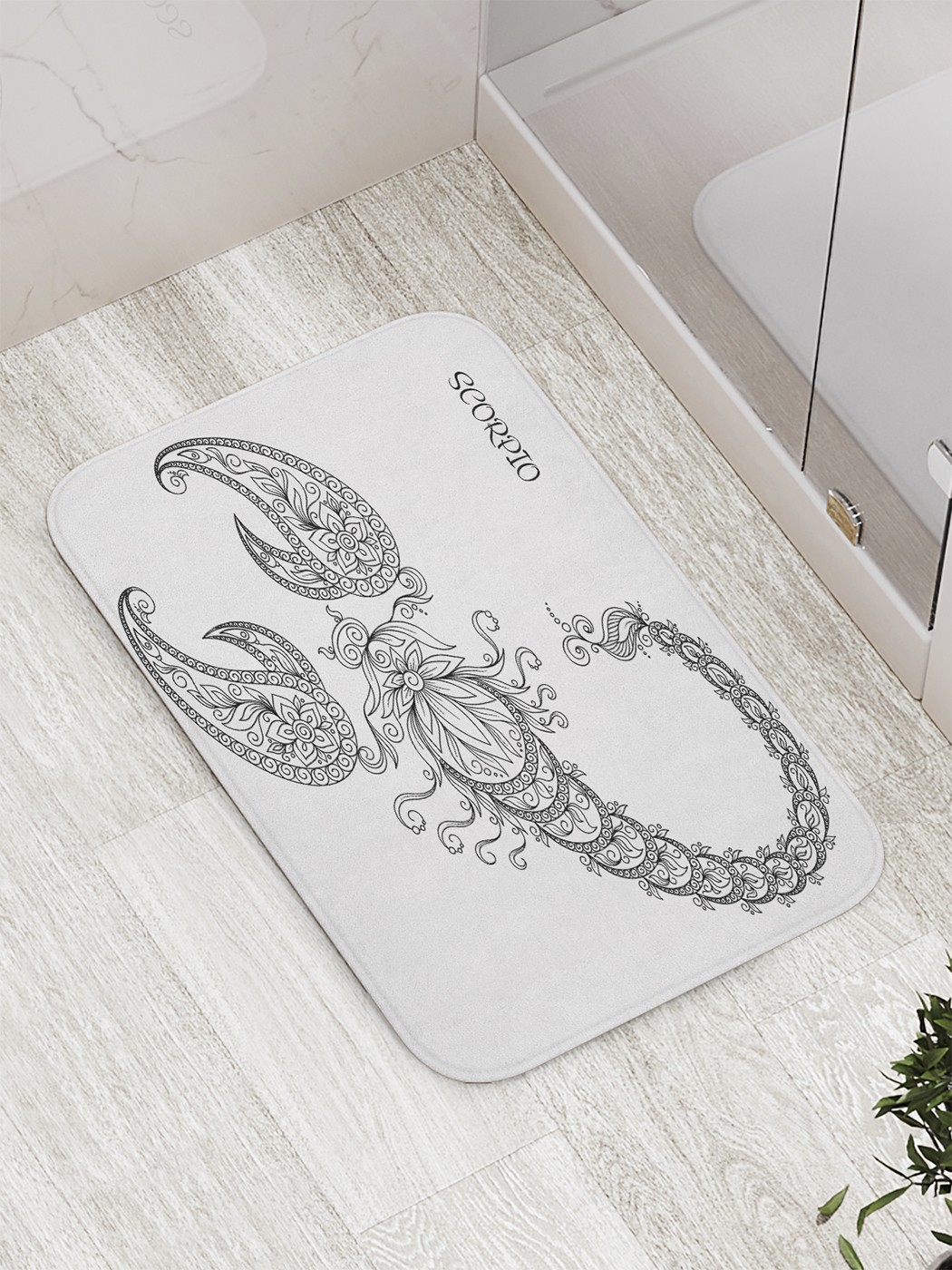 

Коврик противоскользящий для ванной, сауны, бассейна, 77х52 см bath_60291 JoyArty