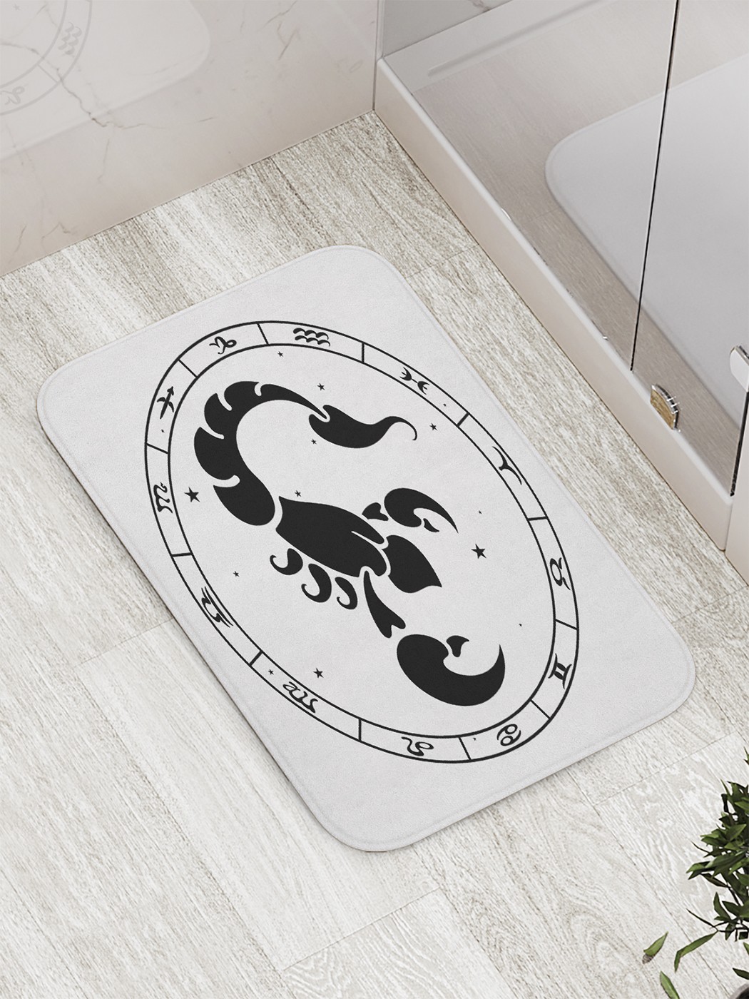 

Коврик противоскользящий для ванной, сауны, бассейна, 77х52 см bath_60289 JoyArty