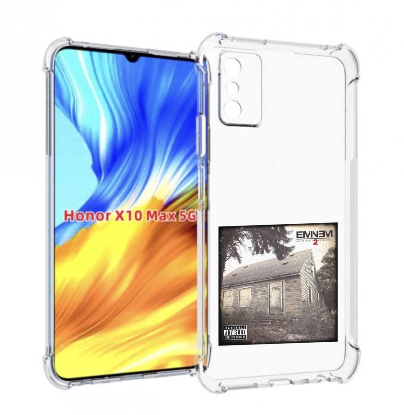 

Чехол MyPads Eminem THE MARSHALL MATHERS LP 2 для Honor X10 Max, Прозрачный, Tocco