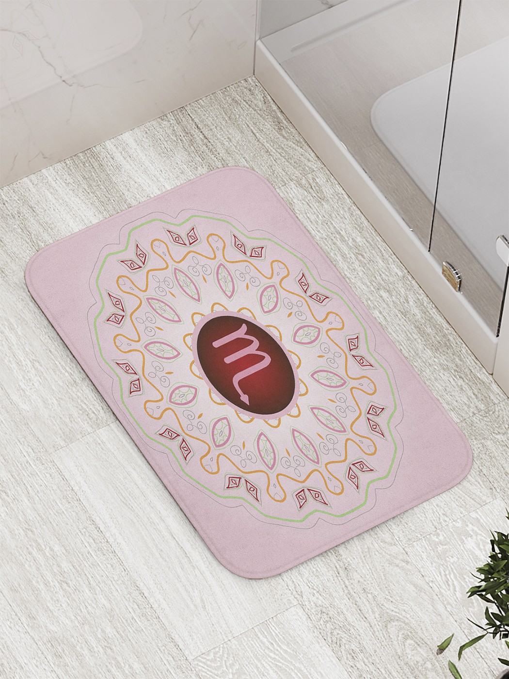 

Коврик противоскользящий для ванной, сауны, бассейна, 77х52 см bath_60274 JoyArty
