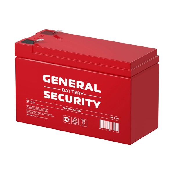 

Аккумулятор General Security 12V 12Ah GS12-12