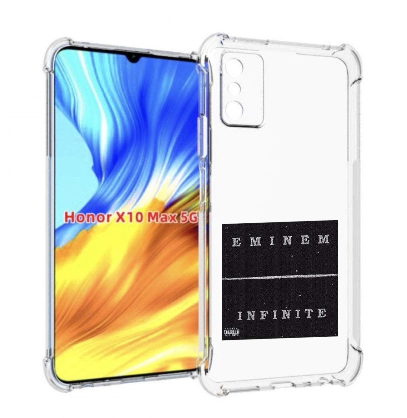 

Чехол MyPads Eminem INFINITE для Honor X10 Max, Прозрачный, Tocco