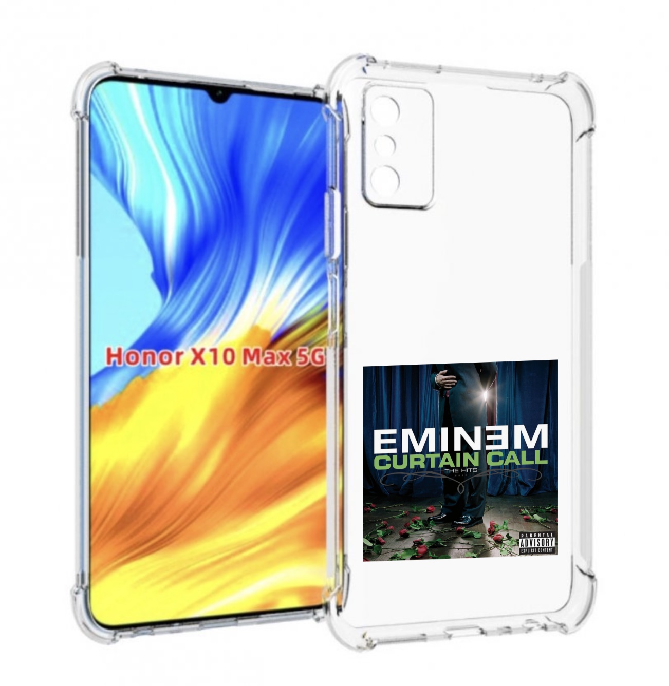 Чехол MyPads Eminem CURTAIN CALL, THE HITS для Honor X10 Max