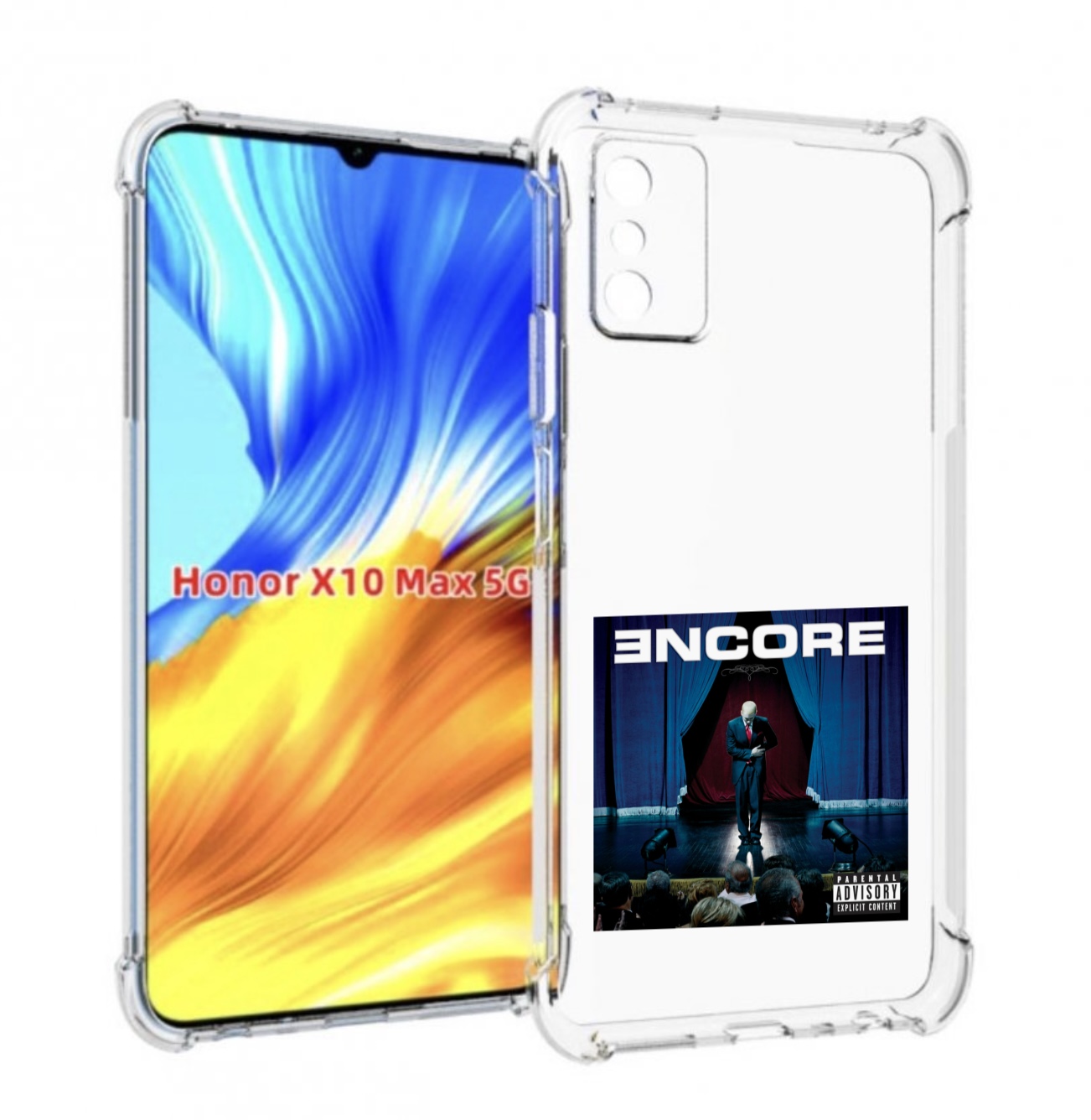 

Чехол MyPads ENCORE для Honor X10 Max, Прозрачный, Tocco