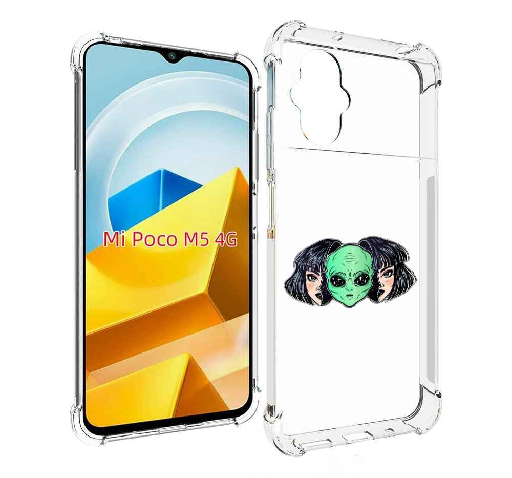 

Чехол MyPads Tocco для Xiaomi M5 инопланетянин в девочке женский, Прозрачный, Tocco