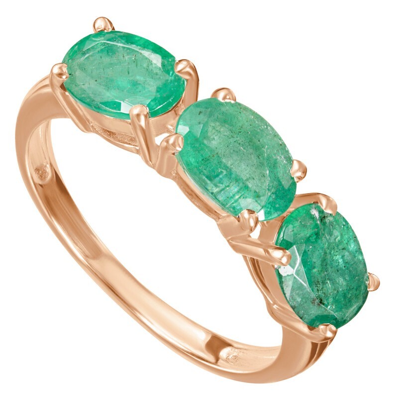

Кольцо из серебра с изумрудом р.20,5 LAZURIT-ONLINE 809502, 809502