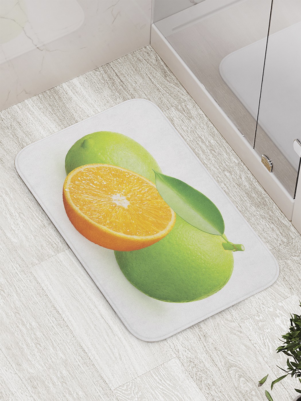 

Коврик противоскользящий для ванной, сауны, бассейна, 77х52 см bath_60259 JoyArty