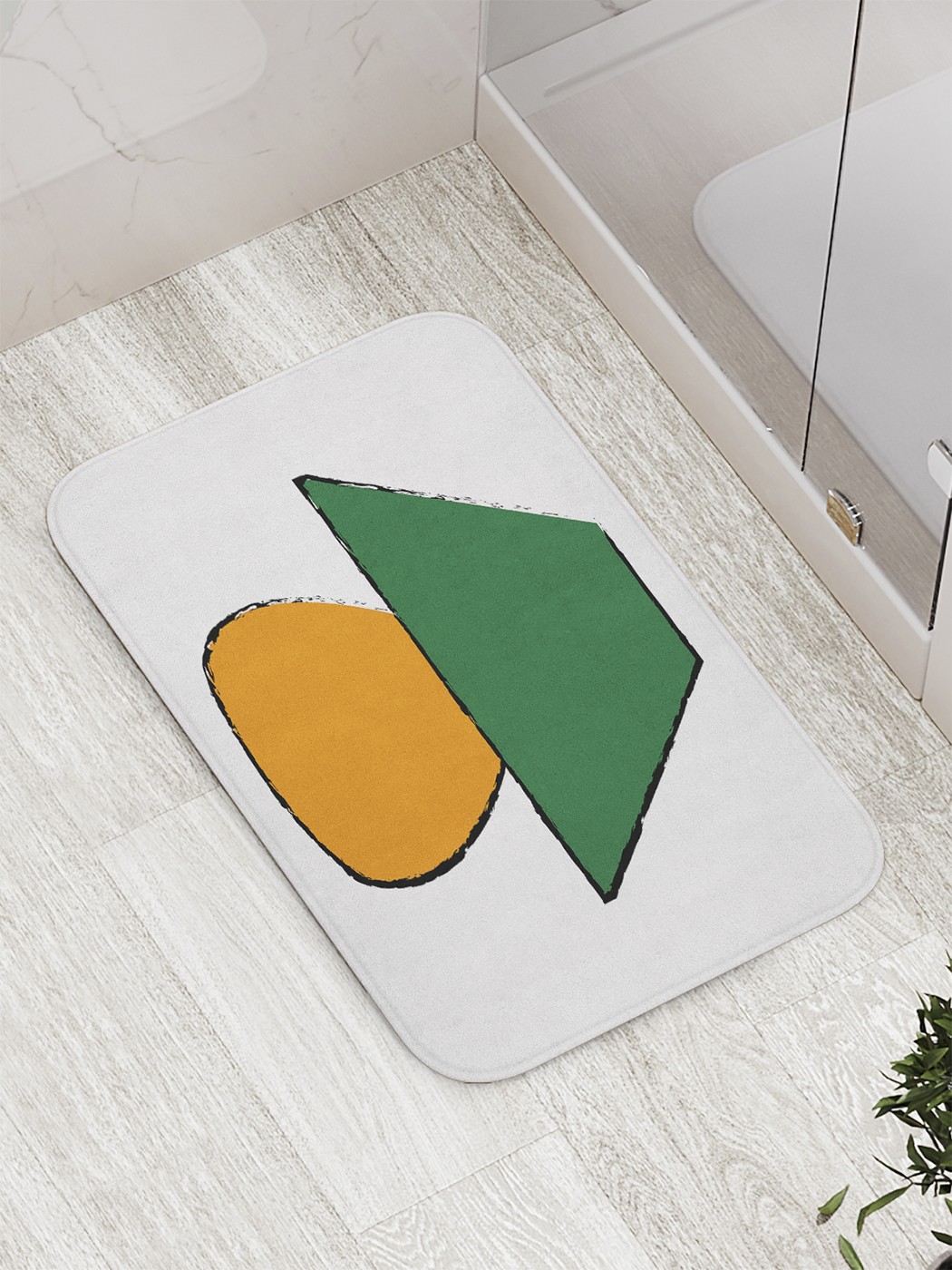 

Коврик противоскользящий для ванной, сауны, бассейна, 77х52 см bath_60255 JoyArty