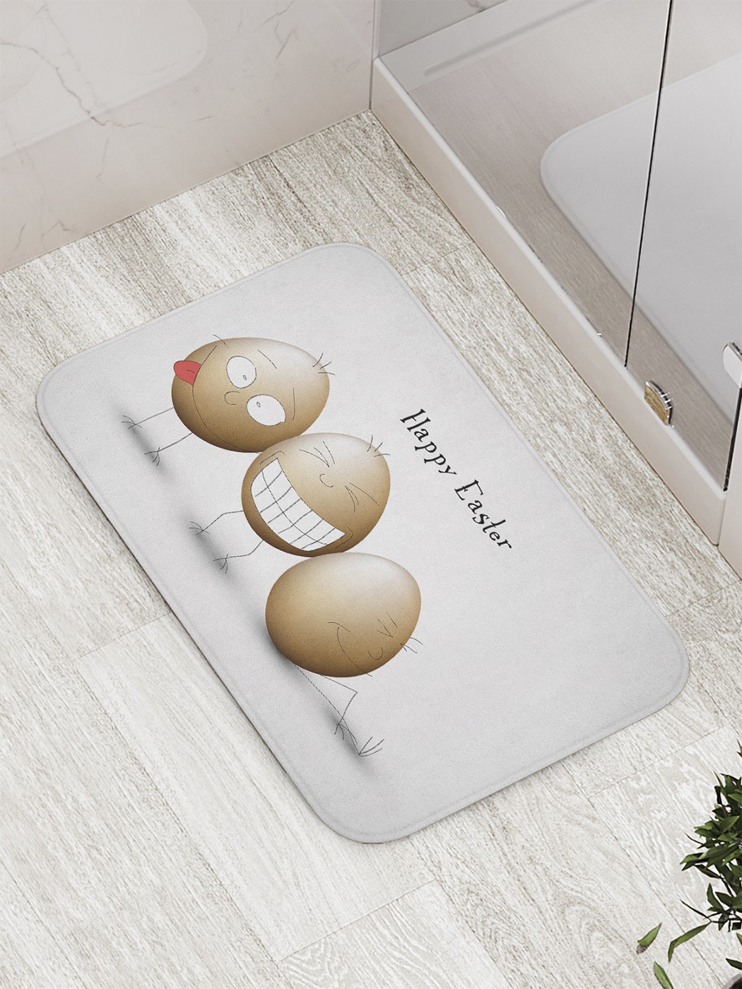 

Коврик противоскользящий для ванной, сауны, бассейна, 77х52 см bath_60253 JoyArty