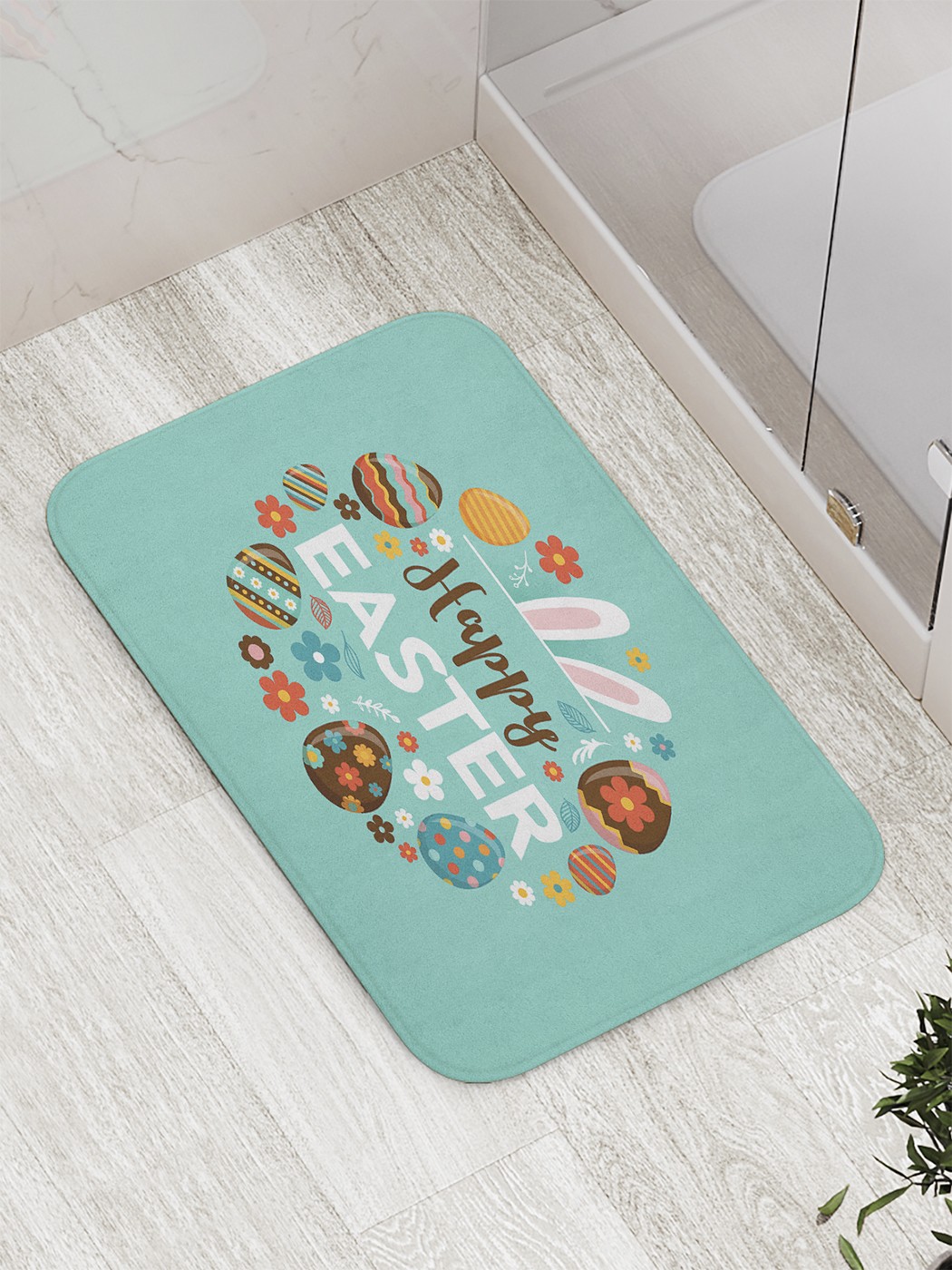 

Коврик противоскользящий для ванной, сауны, бассейна, 77х52 см bath_60252 JoyArty
