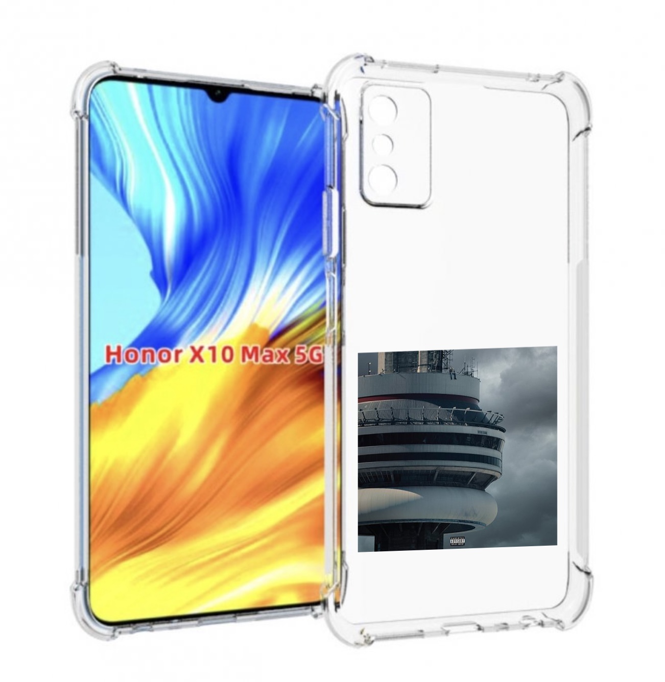 

Чехол MyPads Drake - Views для Honor X10 Max, Прозрачный, Tocco