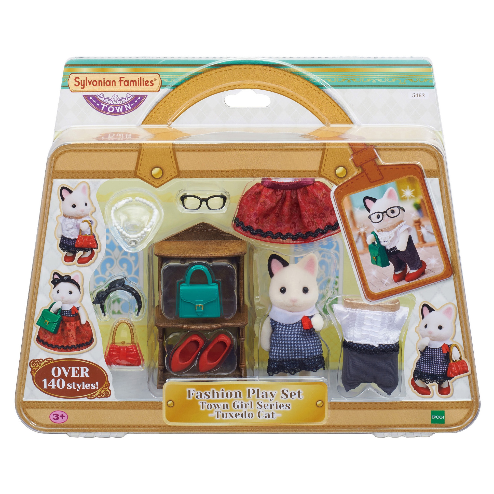 фото Игровой набор sylvanian families кошка модница в городе и ее гардероб town series 5462