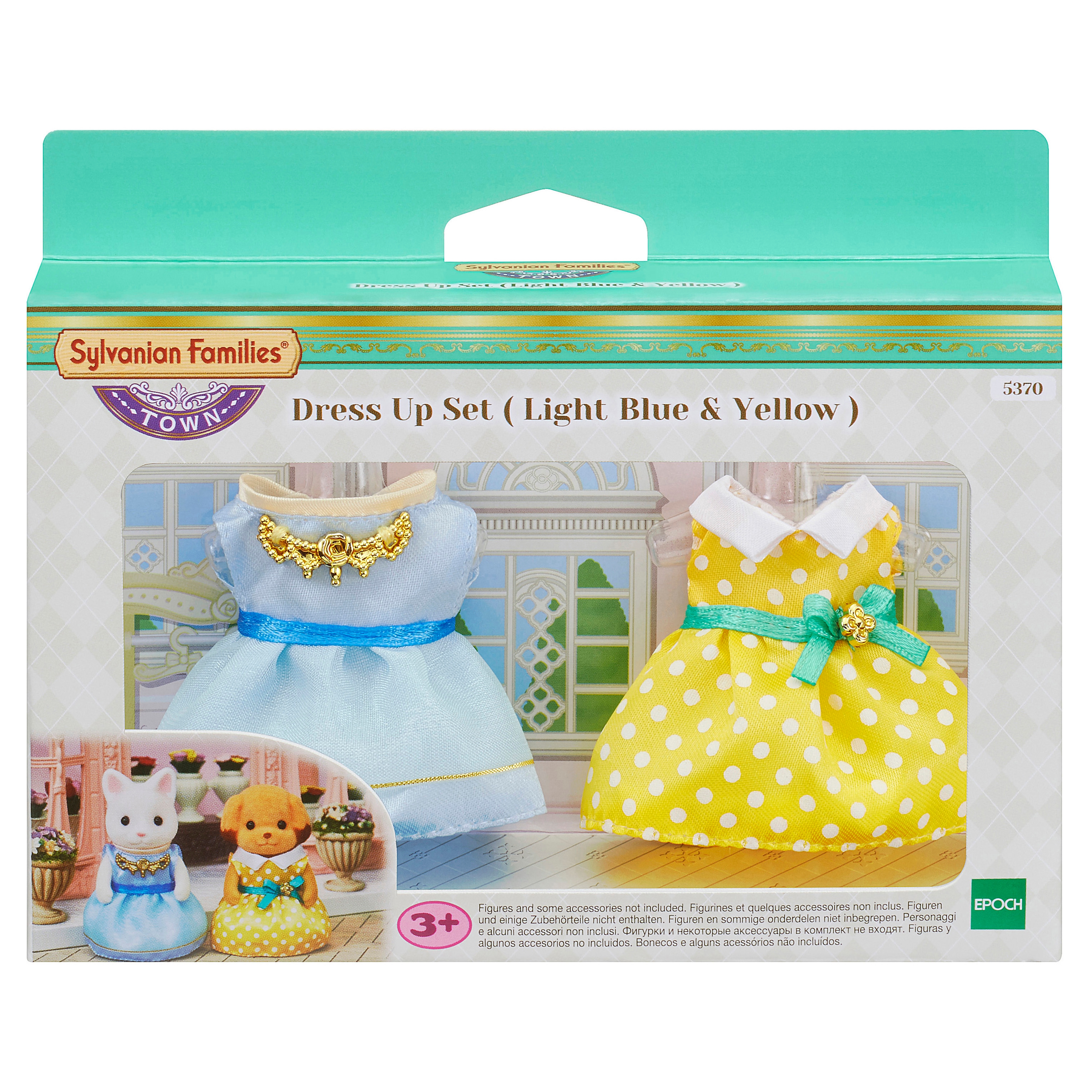 

Игровой набор Sylvanian Families Модные платья(светло-голубое и желтое) Town Series 5370