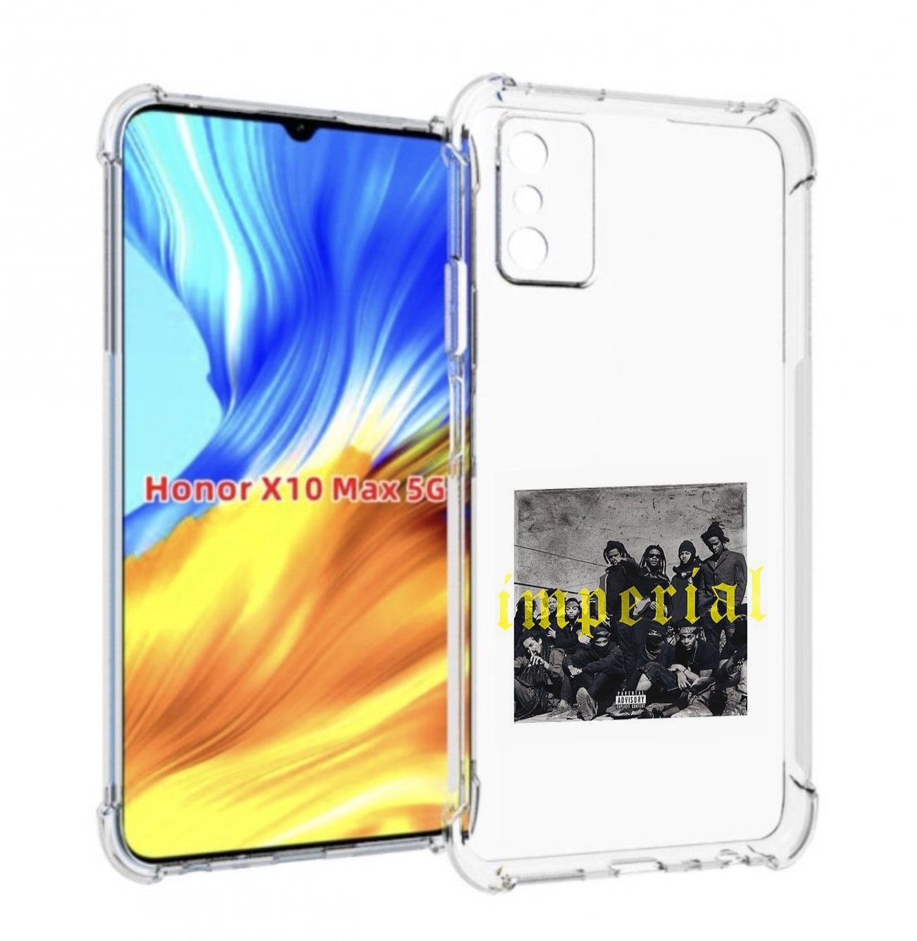 

Чехол MyPads Denzel Curry - Imperial для Honor X10 Max, Прозрачный, Tocco