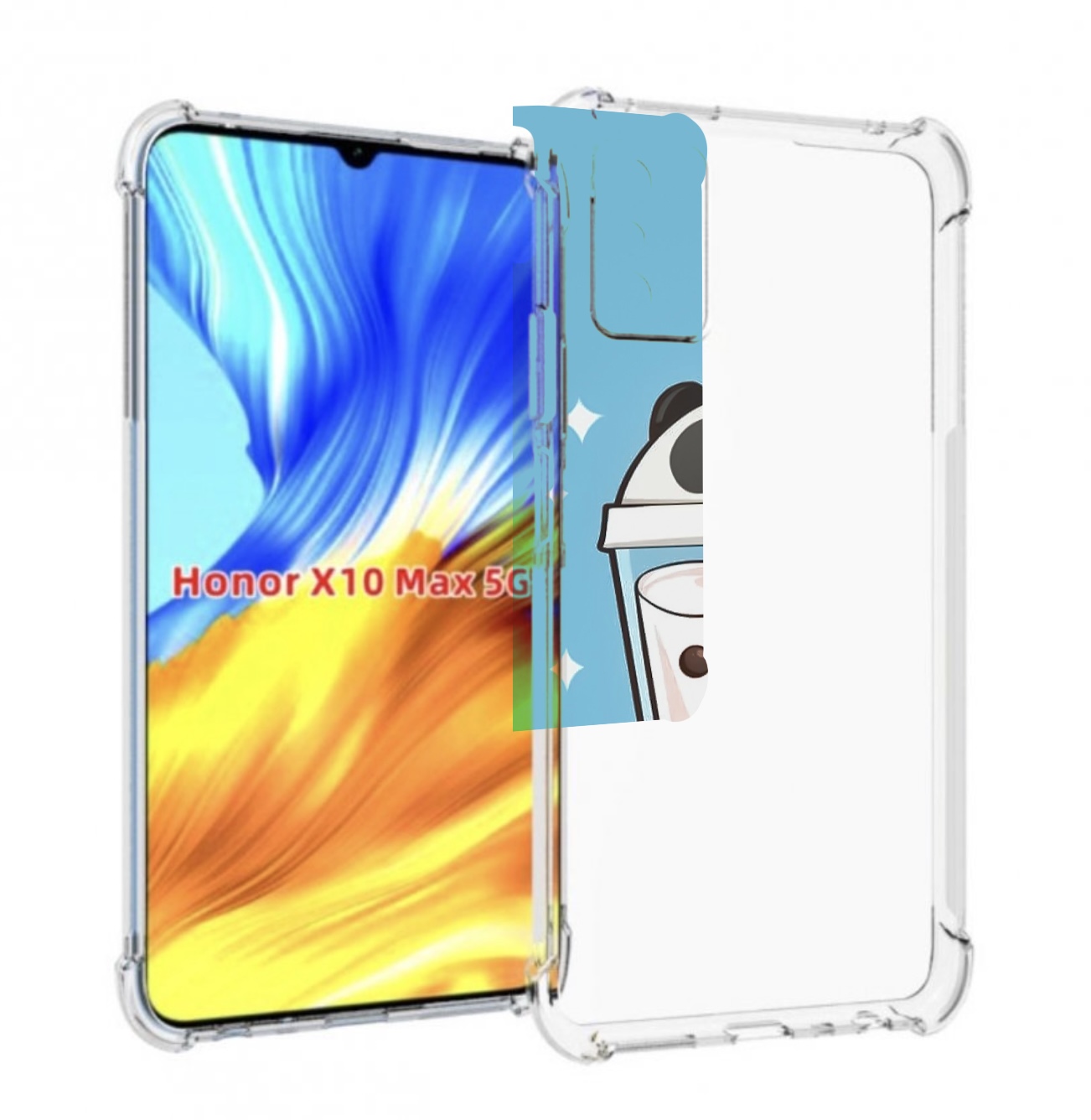 

Чехол MyPads Bubble tea для Honor X10 Max, Прозрачный, Tocco