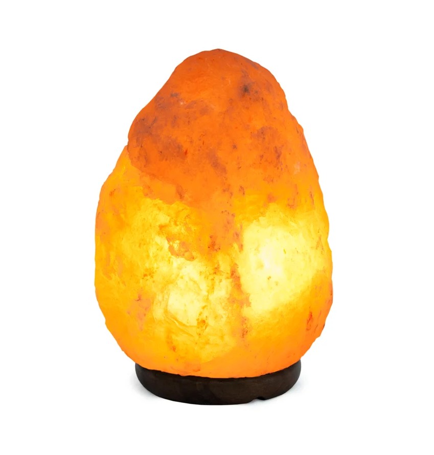 Солевая лампа Скала 5-7 кг розово-оранжевая Himalayan Salt Lamp