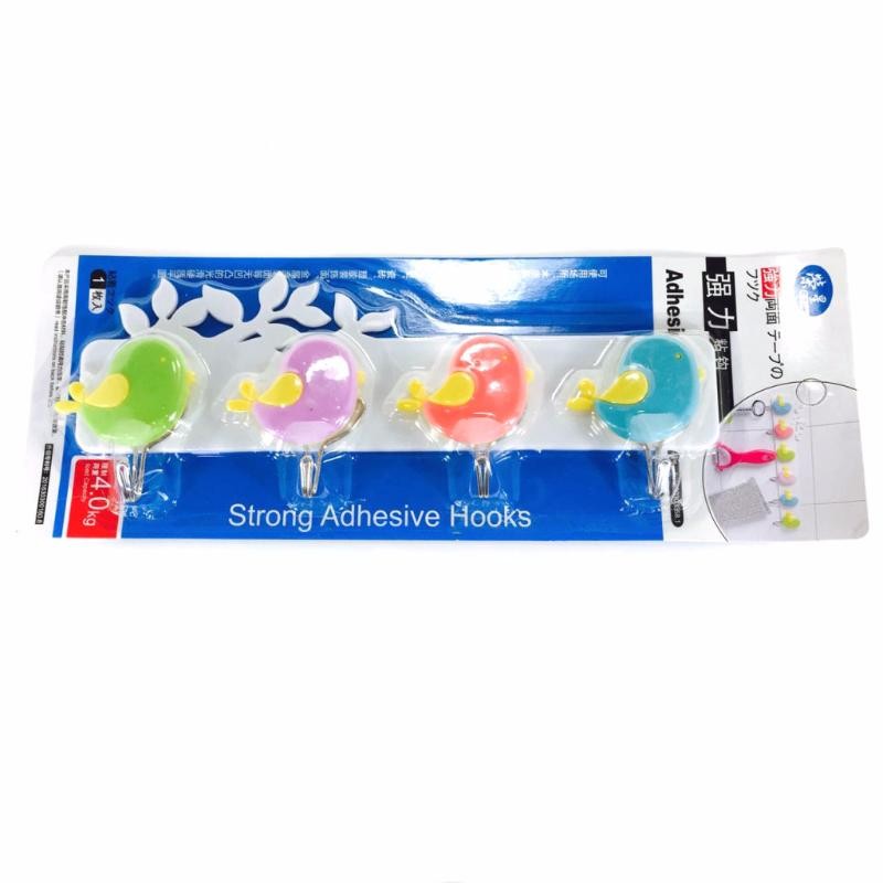 

Настенная панель с крючками-птичками STRONG ADHESIVE HOOKS, 23 см, Белый