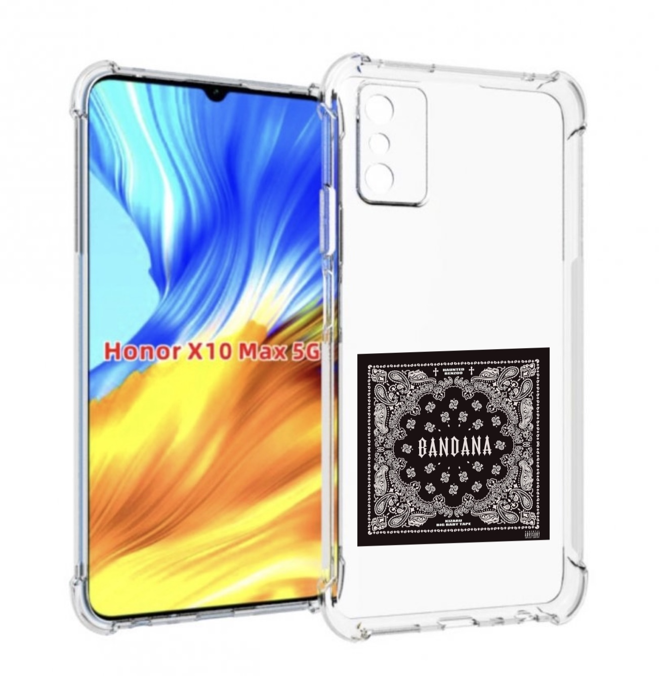 

Чехол MyPads Bandana I Big Baby Tape для Honor X10 Max, Прозрачный, Tocco