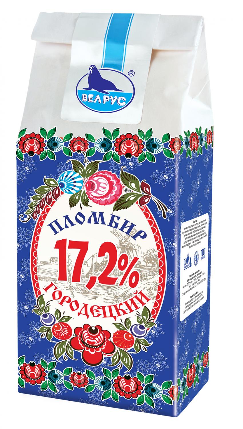 

Мороженое Пломбир Городецкий ванильный 17,2% БЗМЖ 500 г