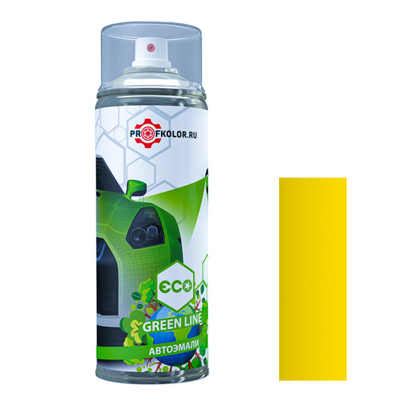 

Аэрозольная краска Profkolor Great Wall - 1000, Classial Yellow, 520 мл., Желтый, A-GW-Yellow