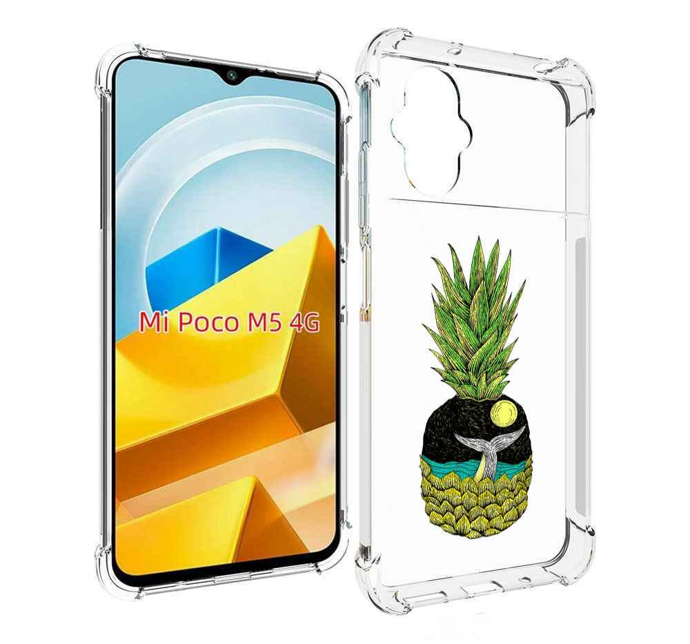 

Чехол MyPads Tocco для Xiaomi M5 ананас с китом, Прозрачный, Tocco