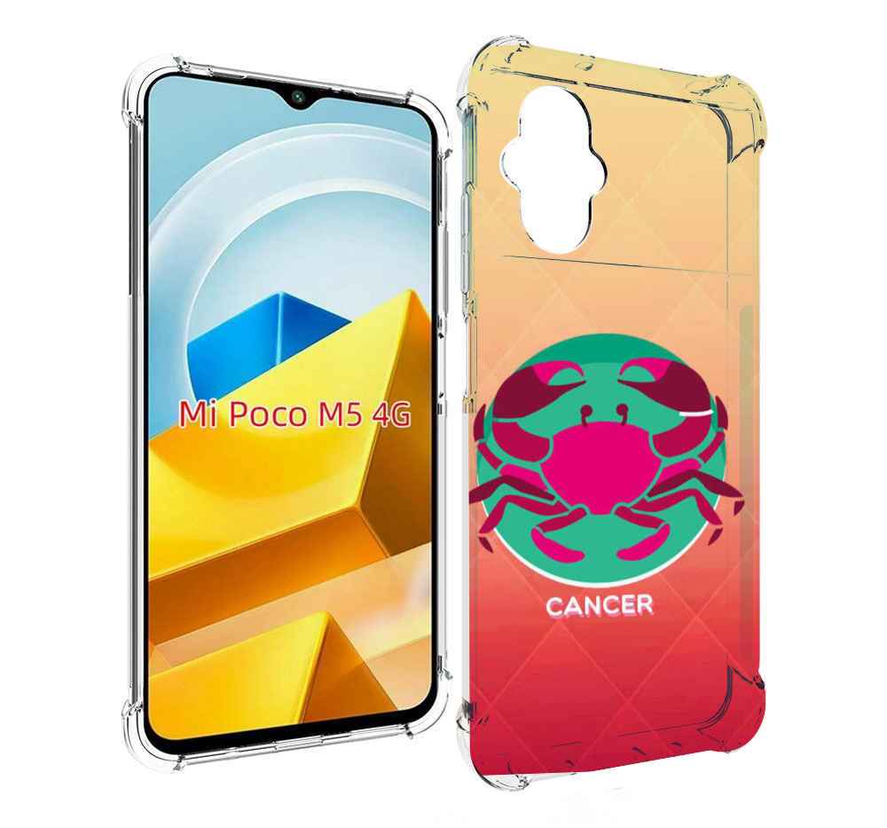 

Чехол MyPads Tocco для Xiaomi M5 знак зодиака рак 4, Прозрачный, Tocco