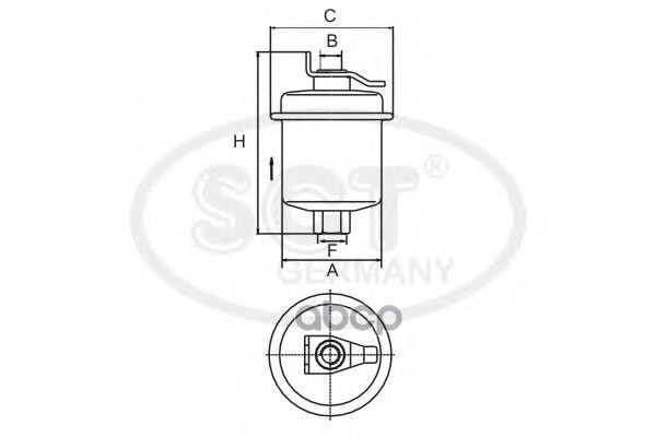 

Топливный Фильтр Honda Accord/Civic 96- SCT арт. st346