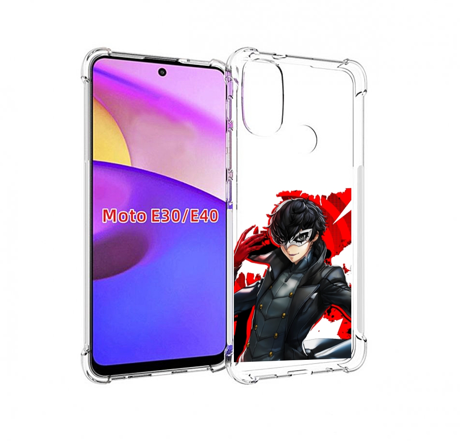 

Чехол бампер MyPads Persona 5 для Motorola Moto E30., Прозрачный, Tocco