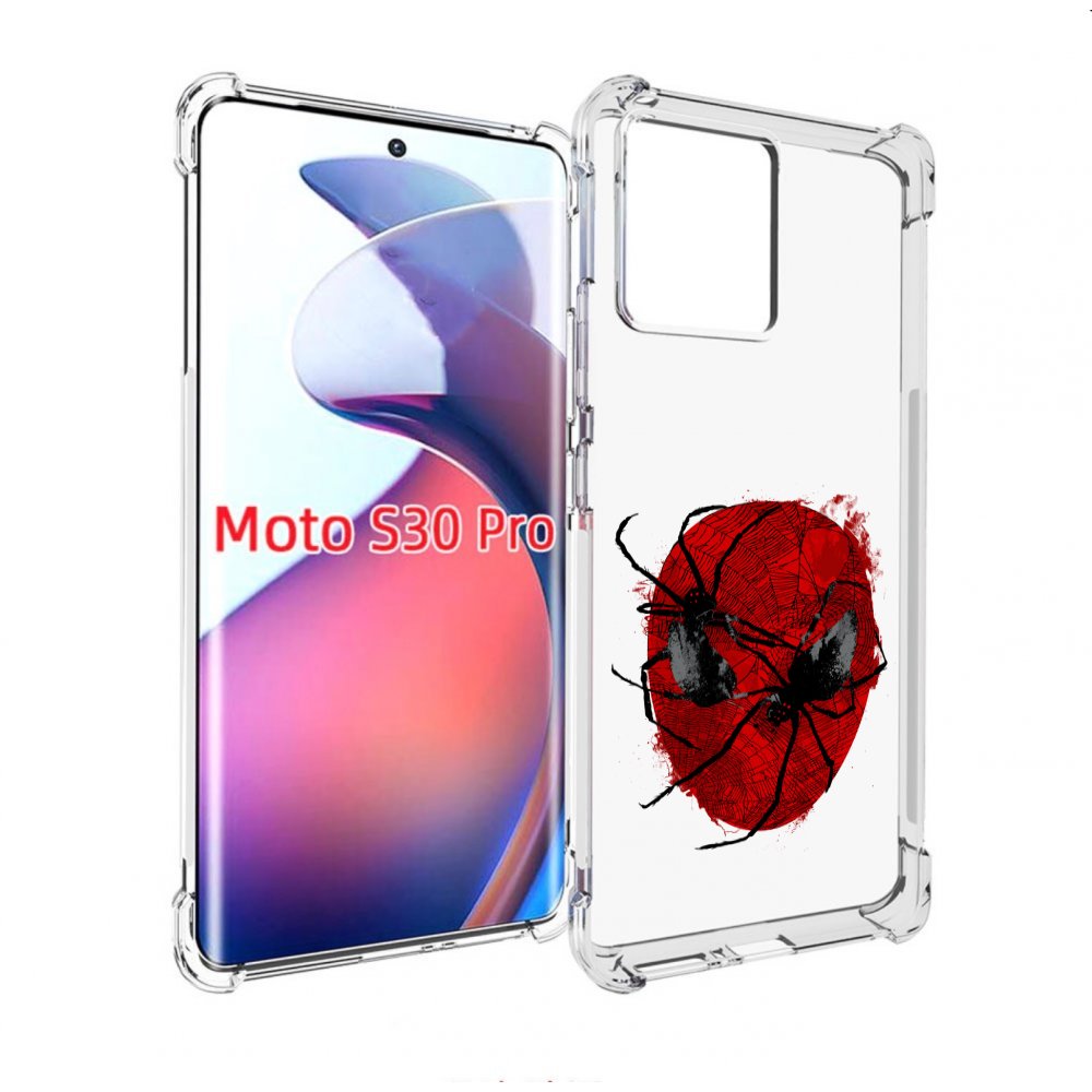 

Чехол MyPads человек паук для Motorola Moto S30 Pro, Прозрачный, Tocco