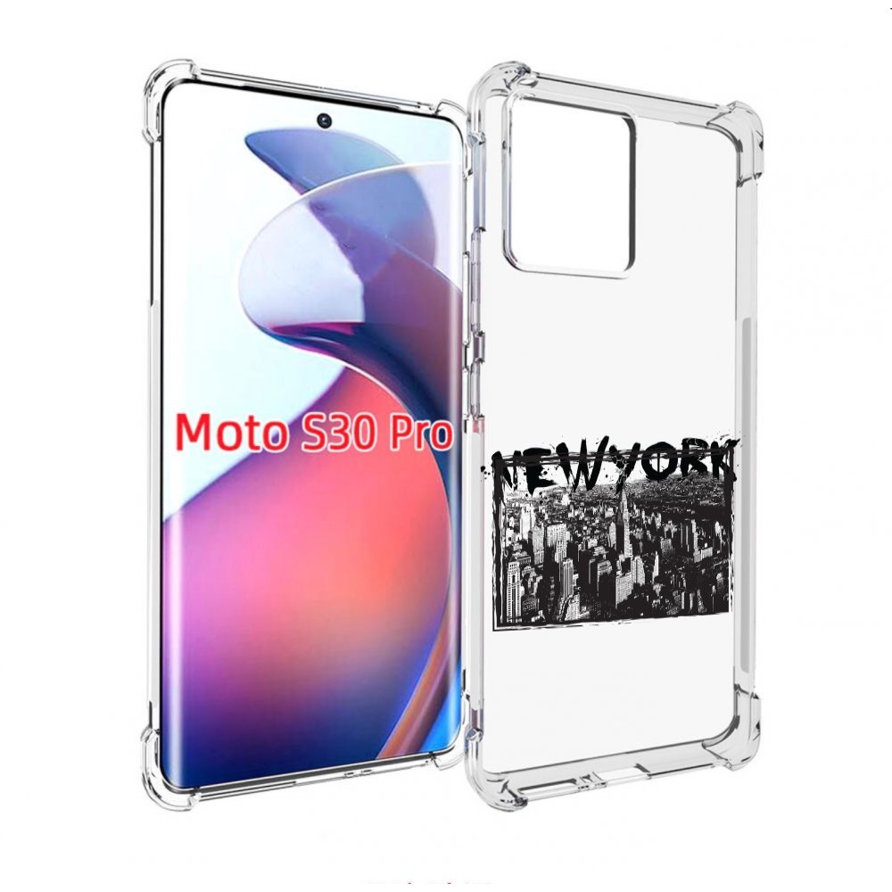 

Чехол MyPads че для Motorola Moto S30 Pro, Прозрачный, Tocco