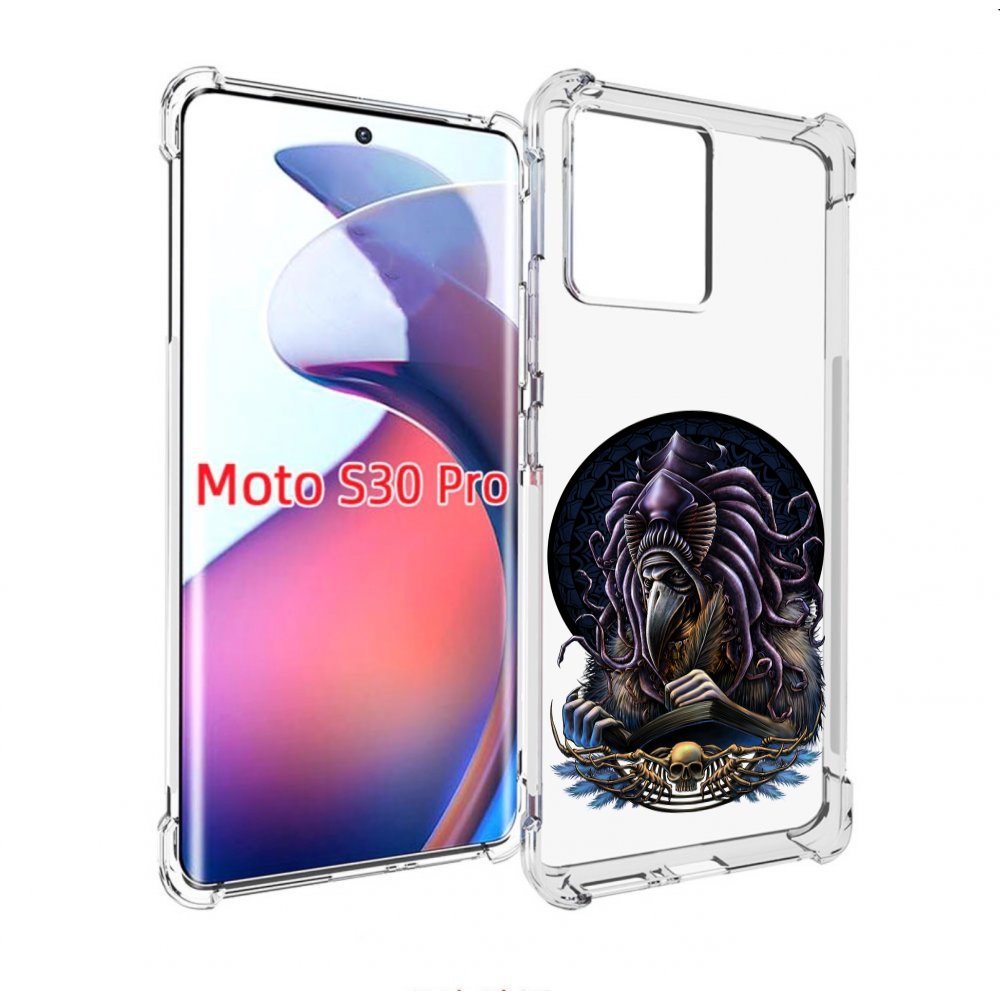 

Чехол MyPads умный ворон для Motorola Moto S30 Pro, Прозрачный, Tocco