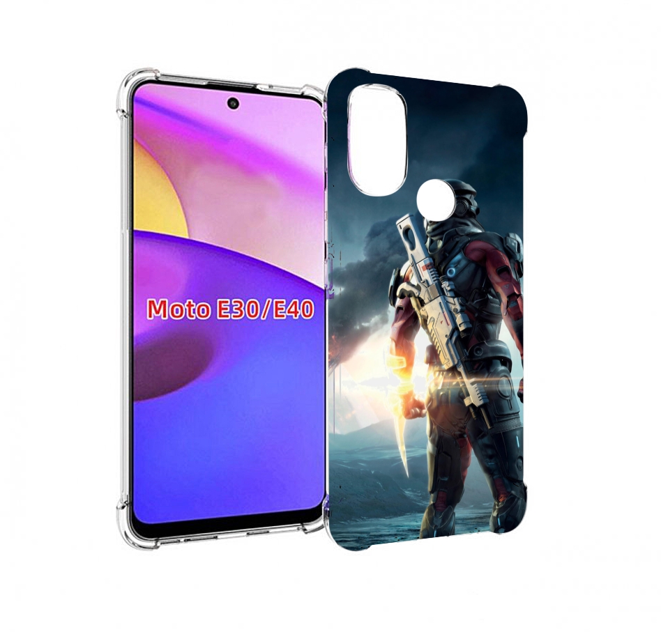 

Чехол бампер MyPads Mass Effect Andromeda Ryder для Motorola Mot, Прозрачный, Tocco