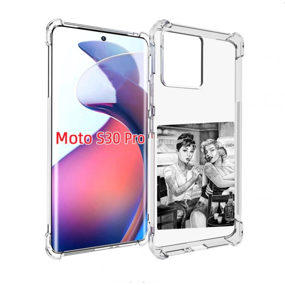 

Чехол MyPads тату мастер для Motorola Moto S30 Pro, Прозрачный, Tocco