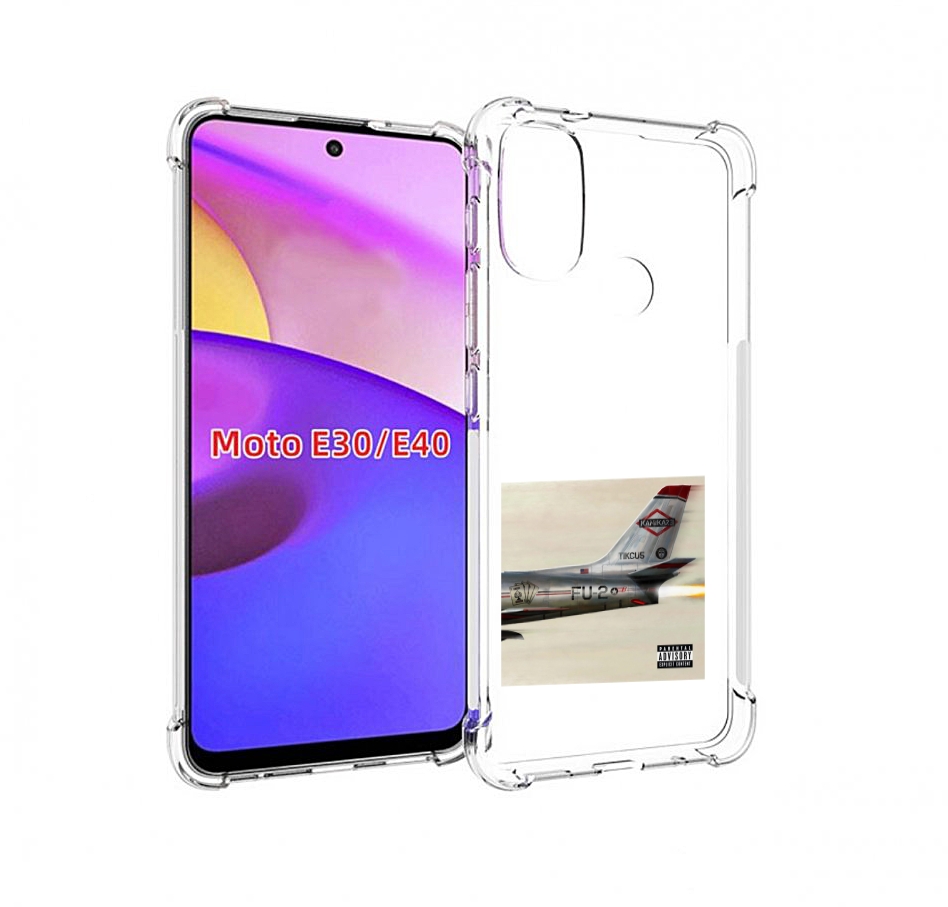 

Чехол Бампер Mypads Kamikaze Eminem Для Motorola Moto E30., Прозрачный, Tocco