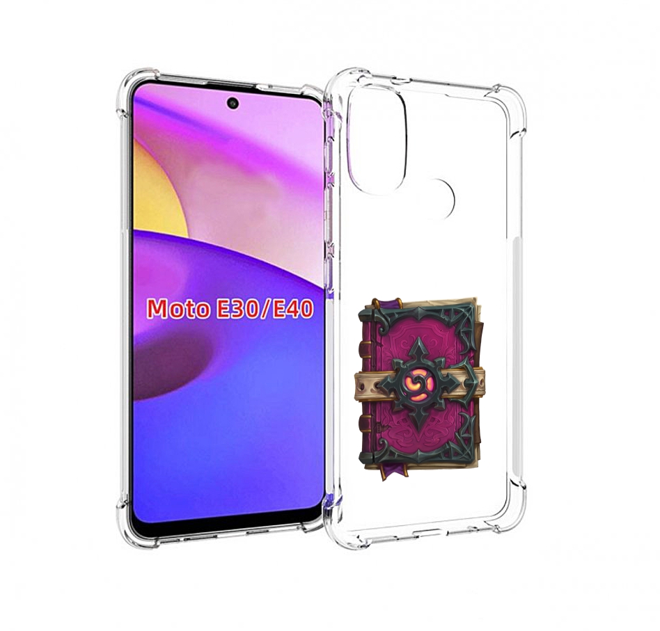 

Чехол бампер MyPads Hearthstone для Motorola Moto E30., Прозрачный, Tocco