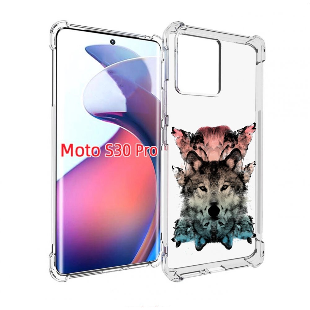

Чехол MyPads стая для Motorola Moto S30 Pro, Прозрачный, Tocco