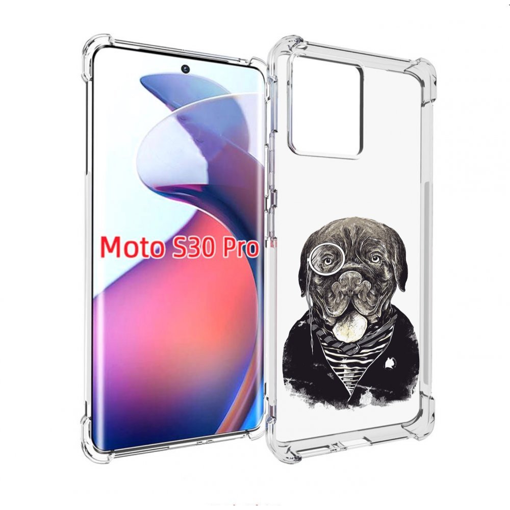 

Чехол MyPads солидный песик для Motorola Moto S30 Pro, Прозрачный, Tocco