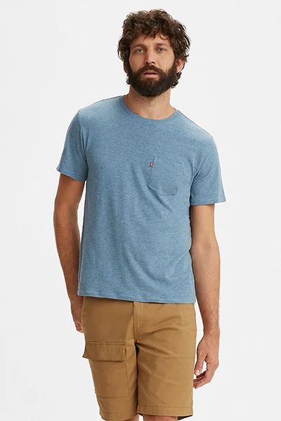 

Футболка мужская Levi's 1934201610 голубая L, Голубой, 1934201610