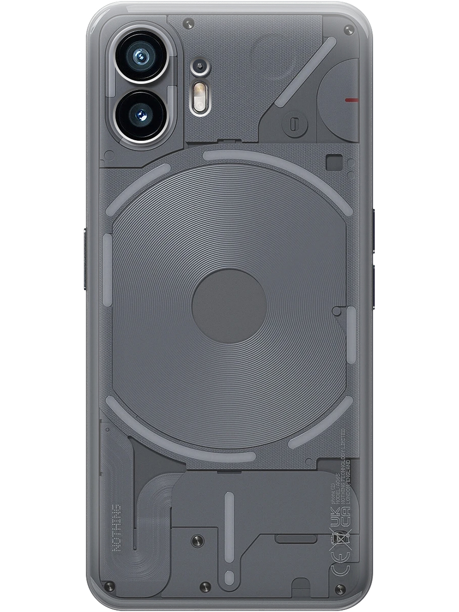 

Силиконовый чехол на Nothing Phone (2) прозрачный, 784811531
