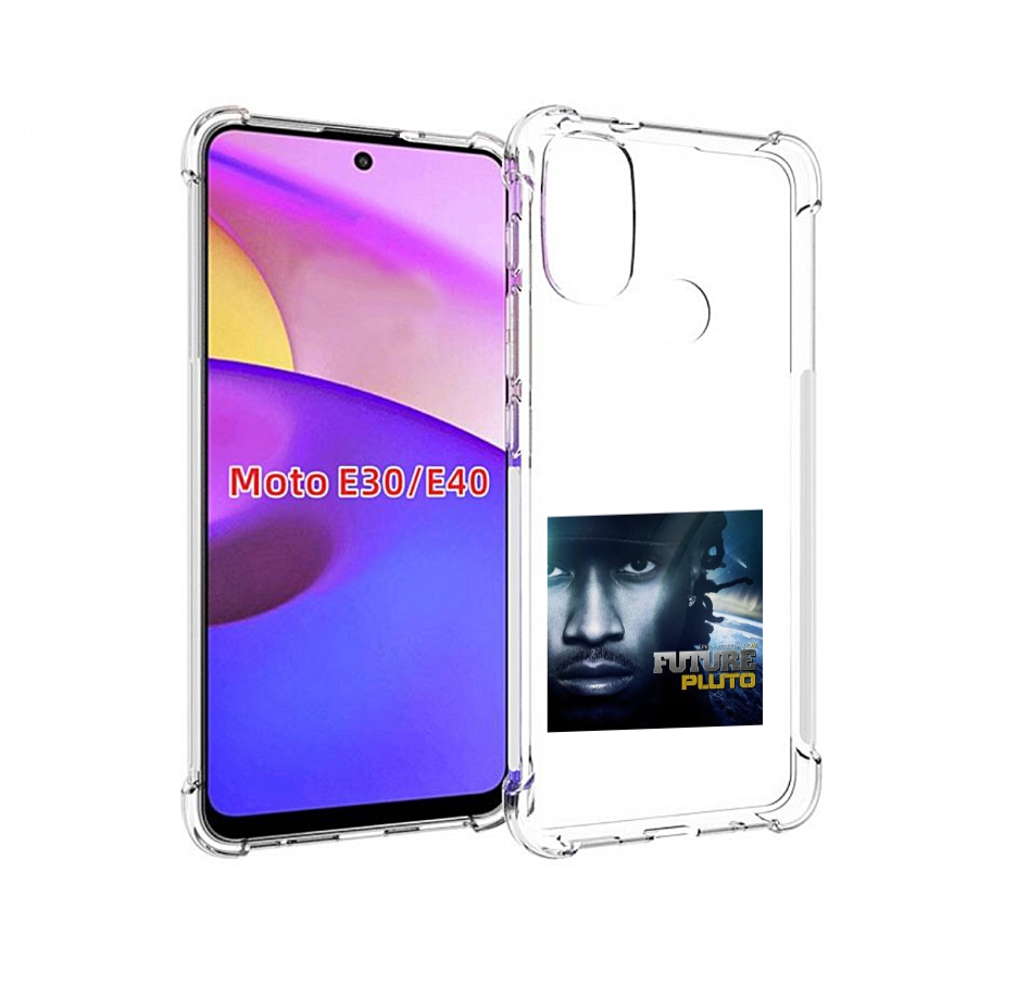 

Чехол бампер MyPads Future - Pluto для Motorola Moto E30., Прозрачный, Tocco