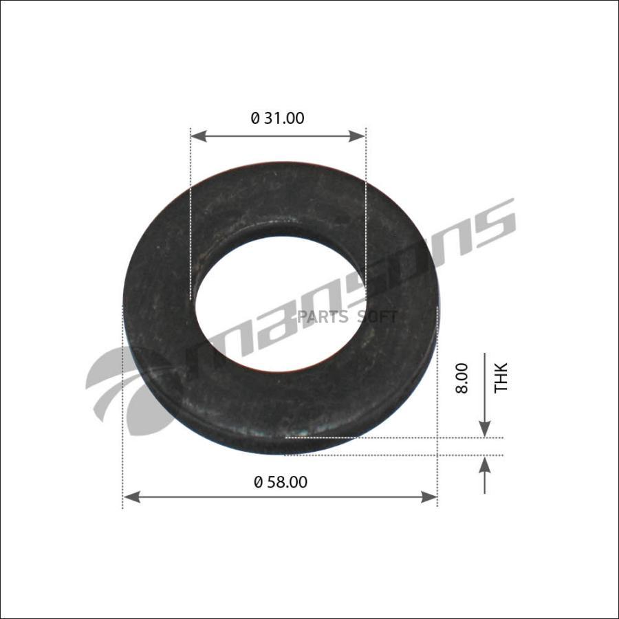 

900.518 Шайба D58Xd31X8Mm Gigant Mansons 900518