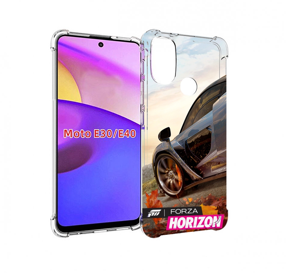 

Чехол бампер MyPads Forza Horizon 4 для Motorola Moto E30., Прозрачный, Tocco
