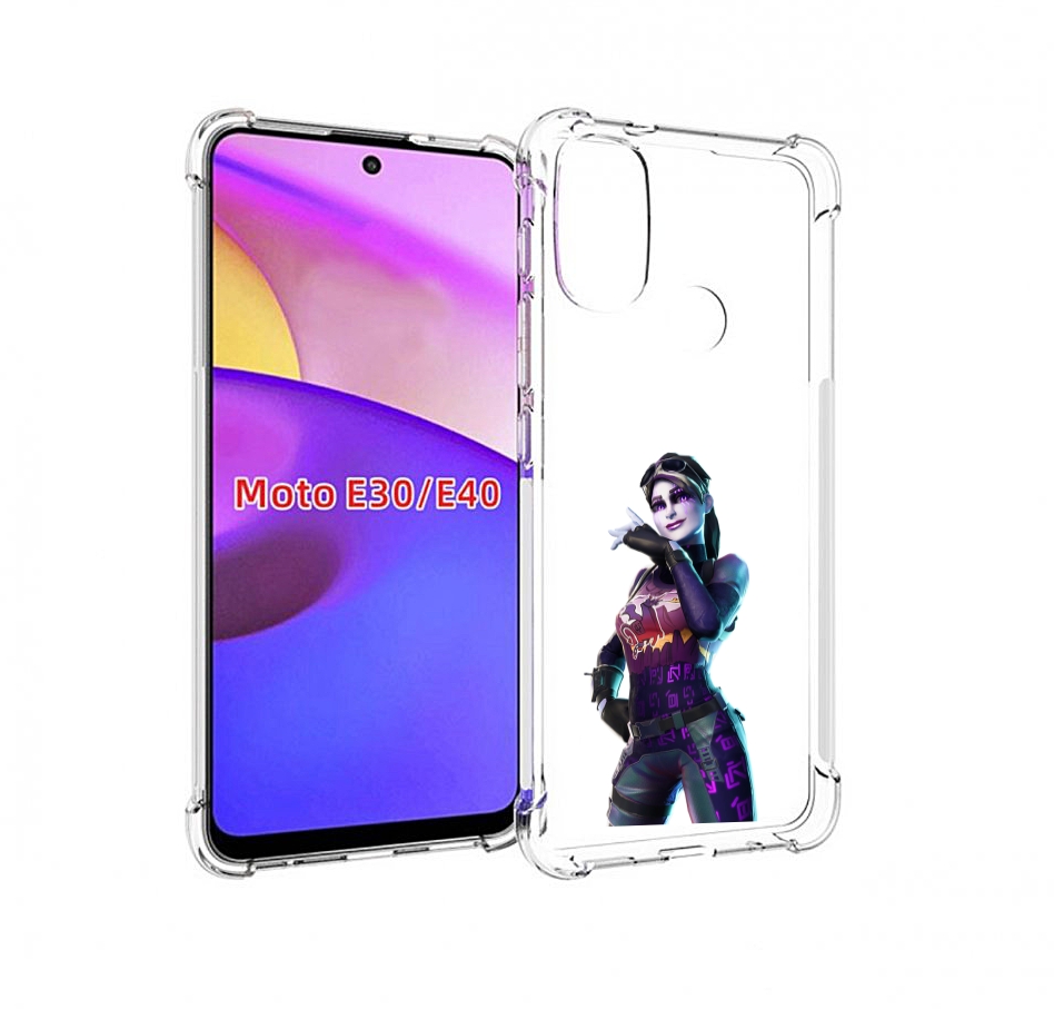 

Чехол бампер MyPads Fortnite-3 для Motorola Moto E30., Прозрачный, Tocco