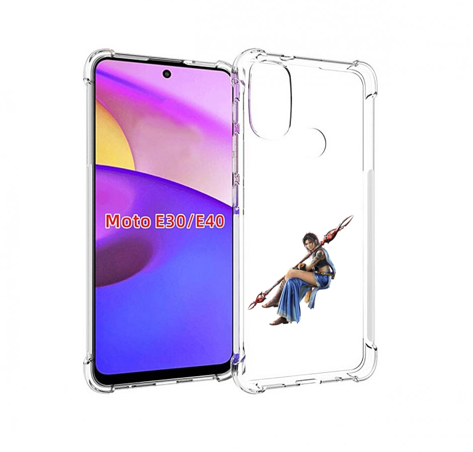 

Чехол бампер MyPads Final-Fantasy-2 для Motorola Moto E30., Прозрачный, Tocco