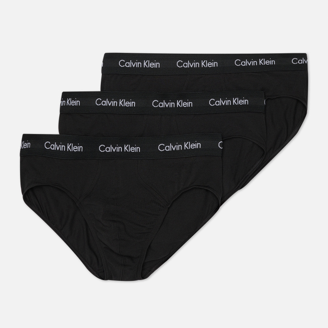 фото Набор брифов мужских calvin klein jeans u2661g черных xl