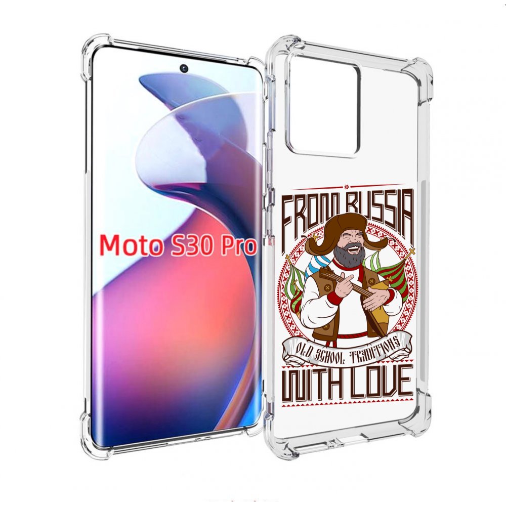 

Чехол MyPads русский мужчина для Motorola Moto S30 Pro, Прозрачный, Tocco