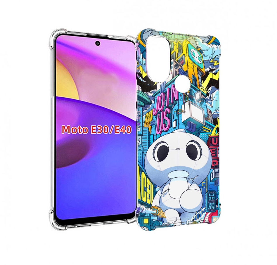 

Чехол бампер MyPads FaceU для Motorola Moto E30., Прозрачный, Tocco