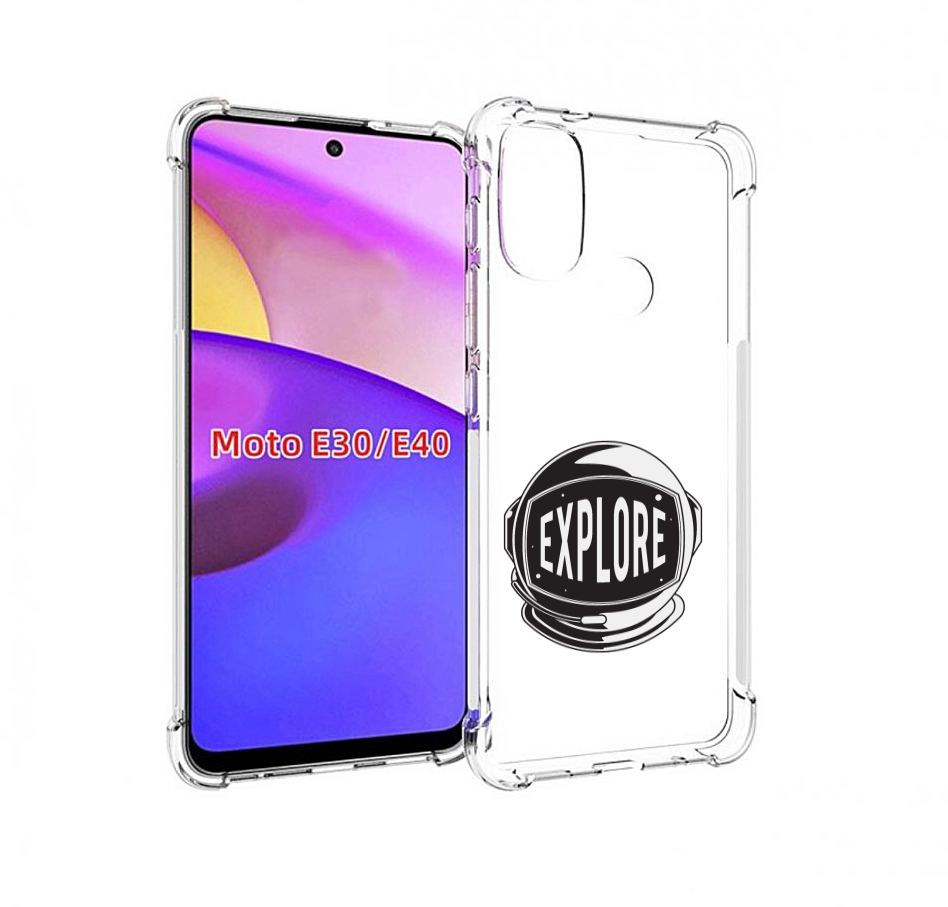 

Чехол бампер MyPads Explore для Motorola Moto E30., Прозрачный, Tocco