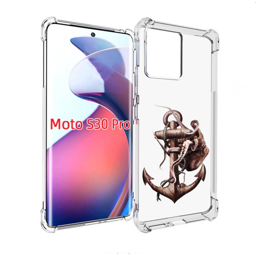 

Чехол MyPads ржавый якорь для Motorola Moto S30 Pro, Прозрачный, Tocco